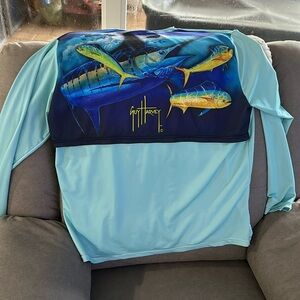 Guy Harvey XL Performance Fishing Shirt Like New